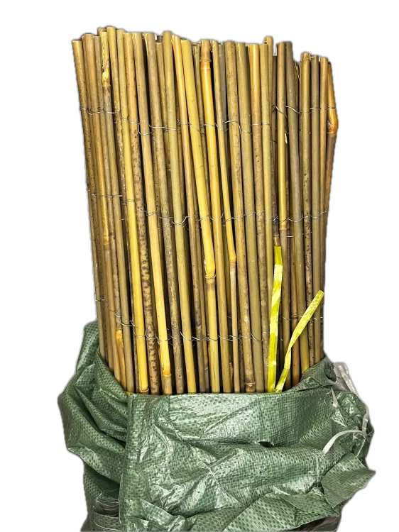 Mata bambusowa z tyczek 150 x 300cm, ogrodzenie bambusowe, mata z pełnych tyczek, mata osłonowa, mata ogrodowa, mata bambus