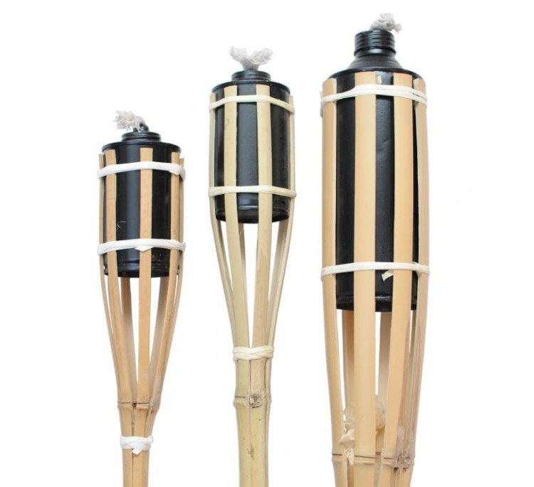 Pochodnia bambusowa - 120cm - 3 sztuki